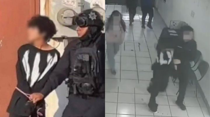 Así fue detenido Osmar 'N' por sus compañeros antes de la llegada de la policía; le quitaron el arma | VIDEO