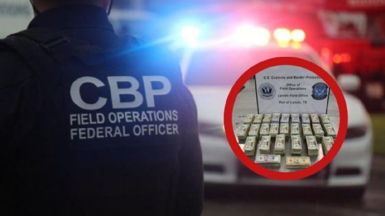 Mujer mexicana es detenida y sometida por CBP en puente internacional; traía 272 mil dólares