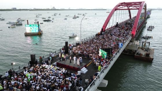 Puente Vehicular Nichupté es inaugurado en Cancún; segundo más largo de Latinoamérica sobre agua