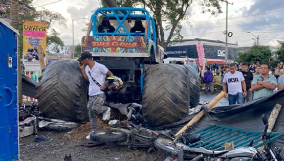 MOMENTO EXACTO en que una Monster Truck mata a tres y deja a decenas de heridos | VIDEO
