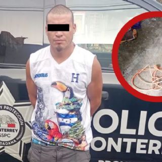Hondureño golpea y ahorca salvajemente a su pareja en Monterrey; así lo agarraron