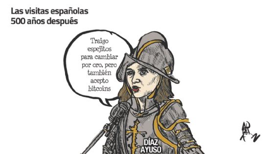 El Cartón de Adrián: Las visitas españolas 500 años después