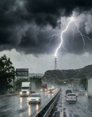 Foto descriptiva de: Tormenta Negra: Los 4 estados de México que sufrirán hoy lluvias, granizo y torbellinos