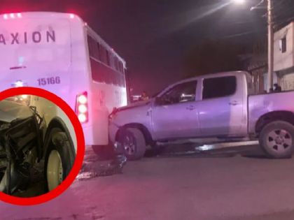 Mecánico 'gandalla' choca aparatosamente con camioneta de cliente, huye y termina atropellado