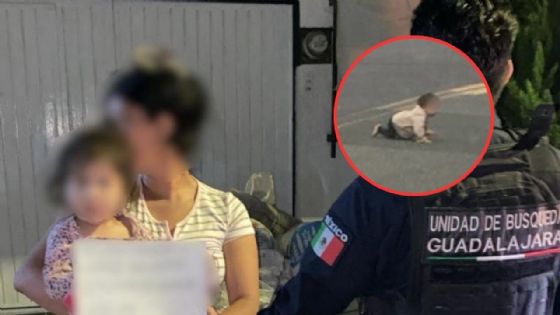 Bebé de 1 año es encontrada sola en la calle; es rescatada antes de que ocurriera una tragedia