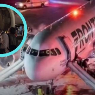 Caos en aeropuerto de Denver: avión de Frontier golpea a hombre que invadió la pista | VIDEO